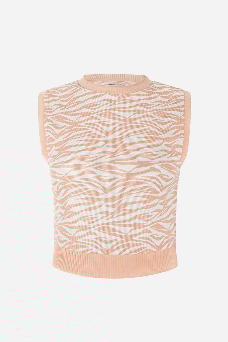 Zebra Printed Top