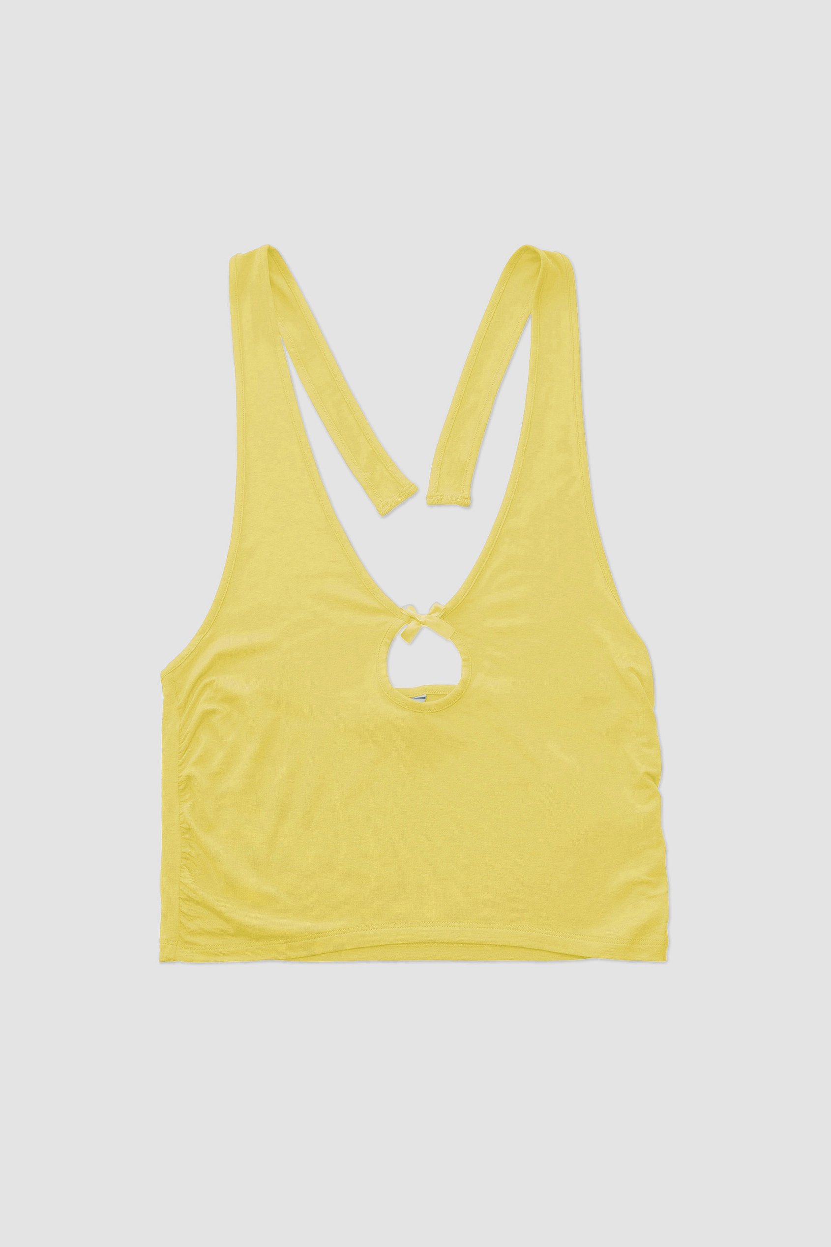 Halter Neck Crop Tank Top