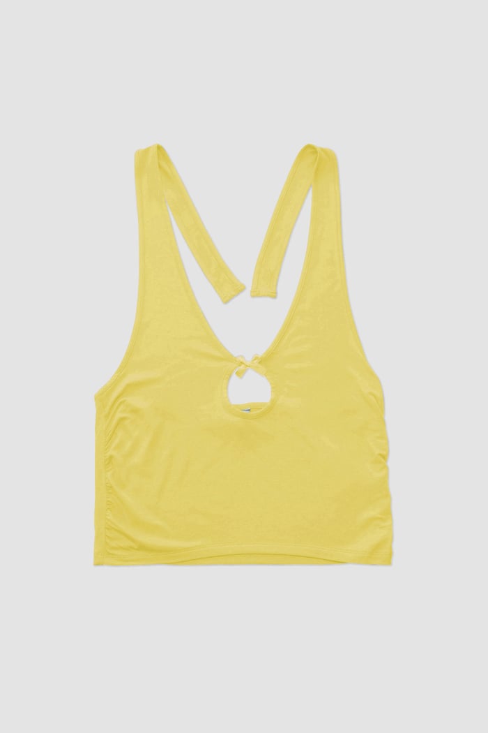 Halter Neck Crop Tank Top