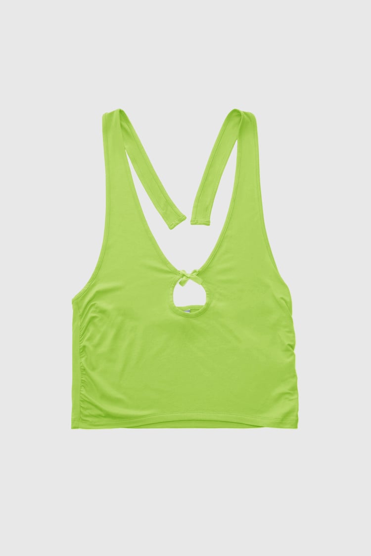 Halter Neck Crop Tank Top