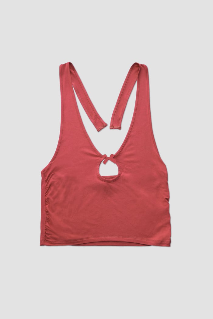 Halter Neck Crop Tank Top