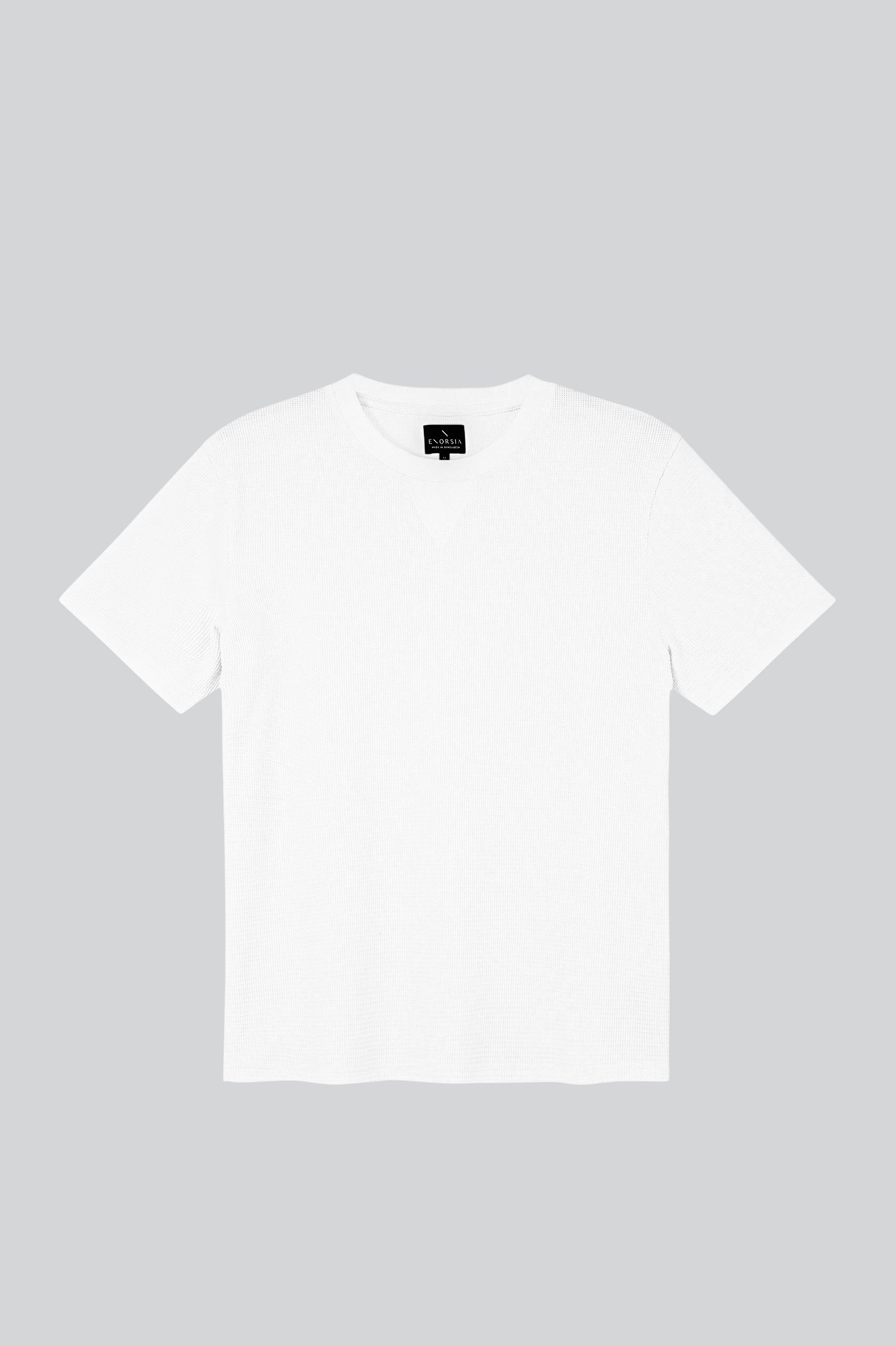 Waffle  Short Sleeve T-Shirt