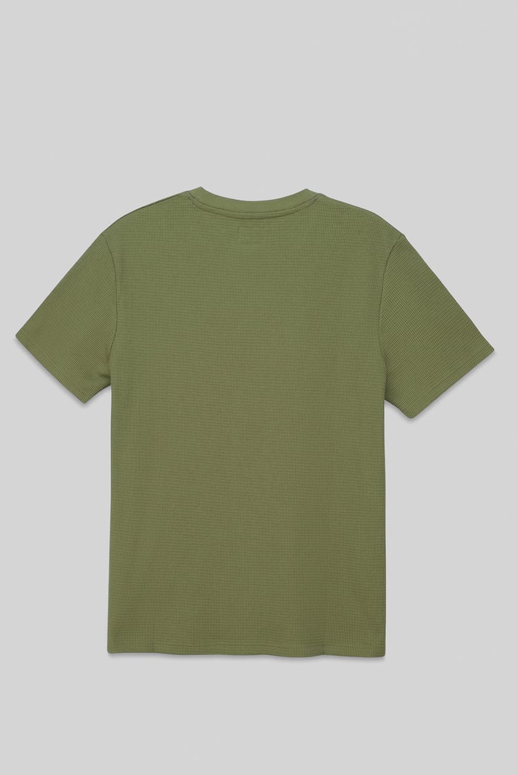 Waffle  Short Sleeve T-Shirt