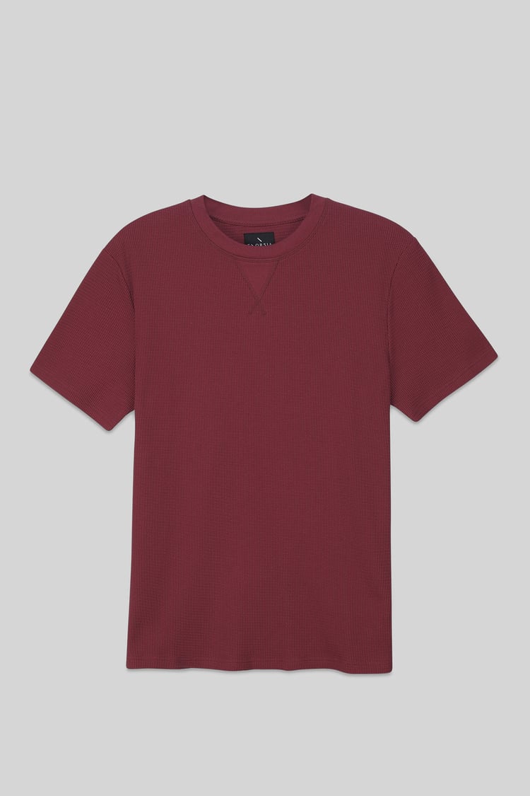 Waffle  Short Sleeve T-Shirt