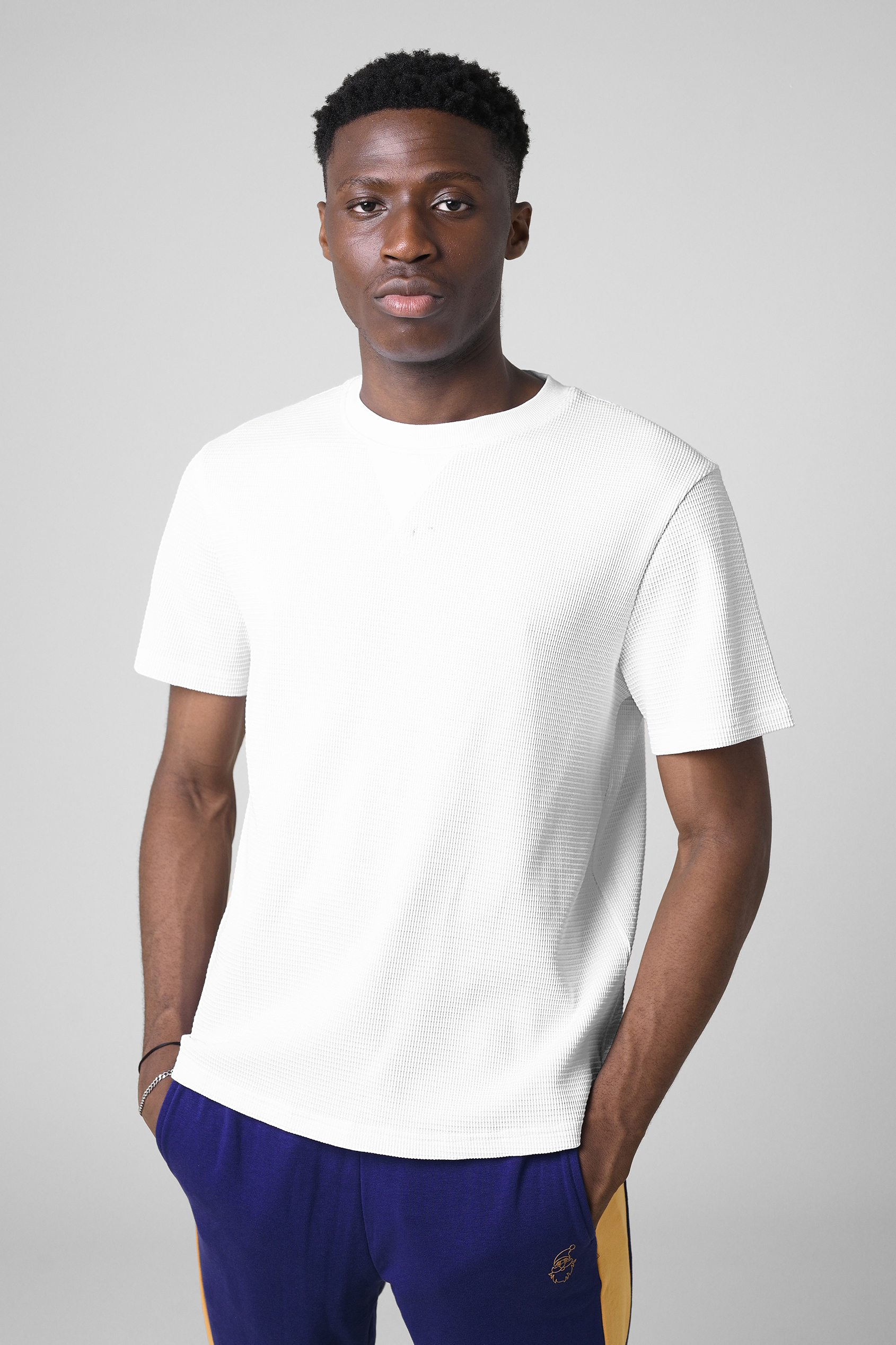 Waffle  Short Sleeve T-Shirt