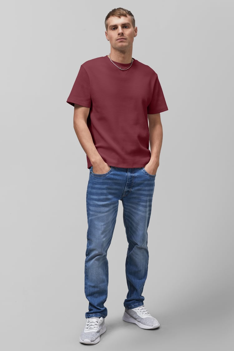 Waffle  Short Sleeve T-Shirt