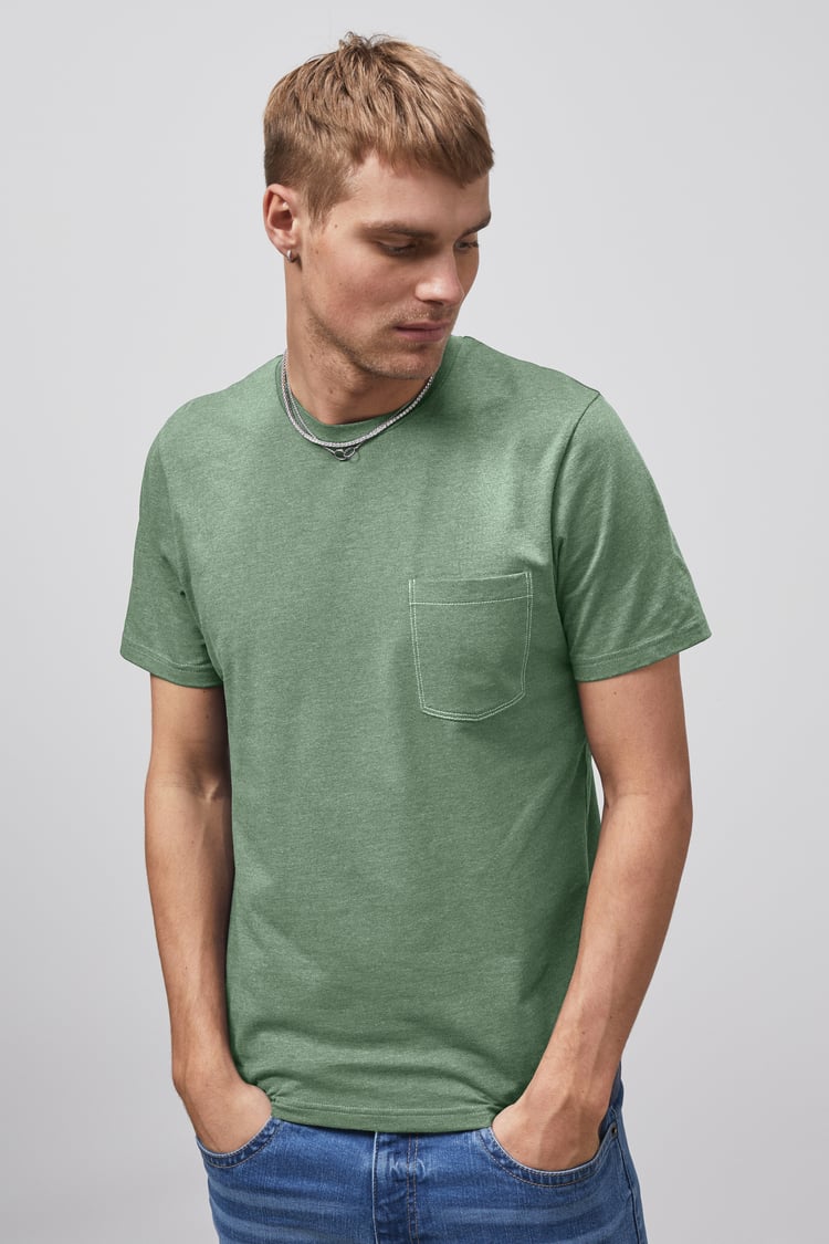 Front Pocket Short Sleeve T-Shirt