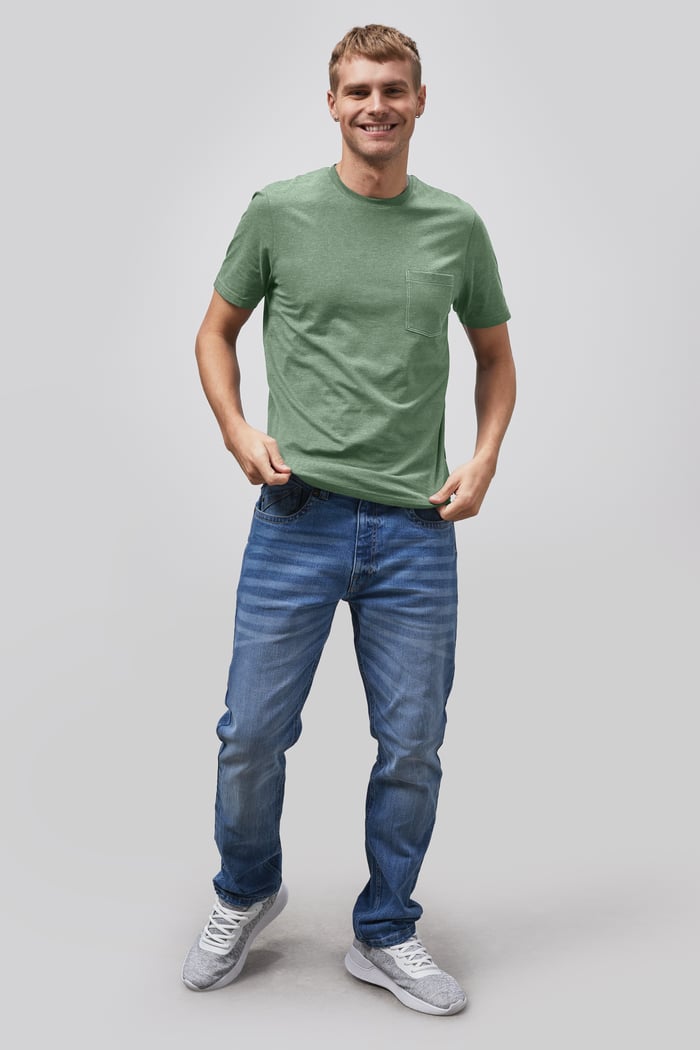 Front Pocket Short Sleeve T-Shirt
