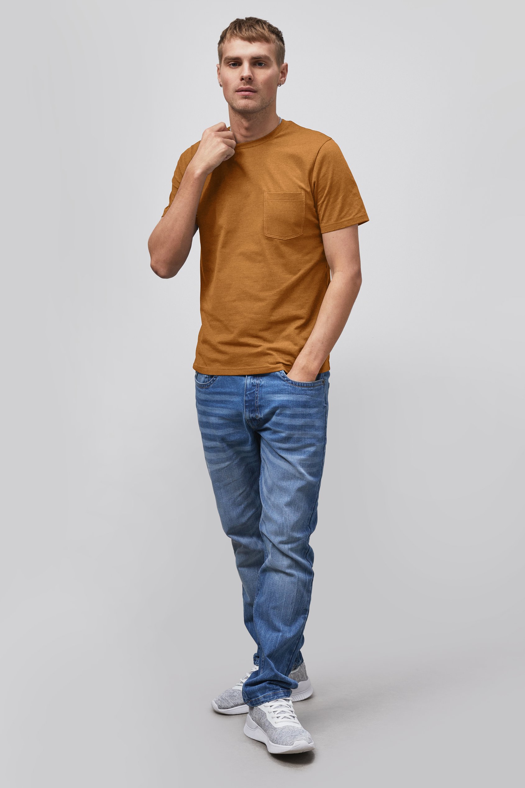 Front Pocket Short Sleeve T-Shirt