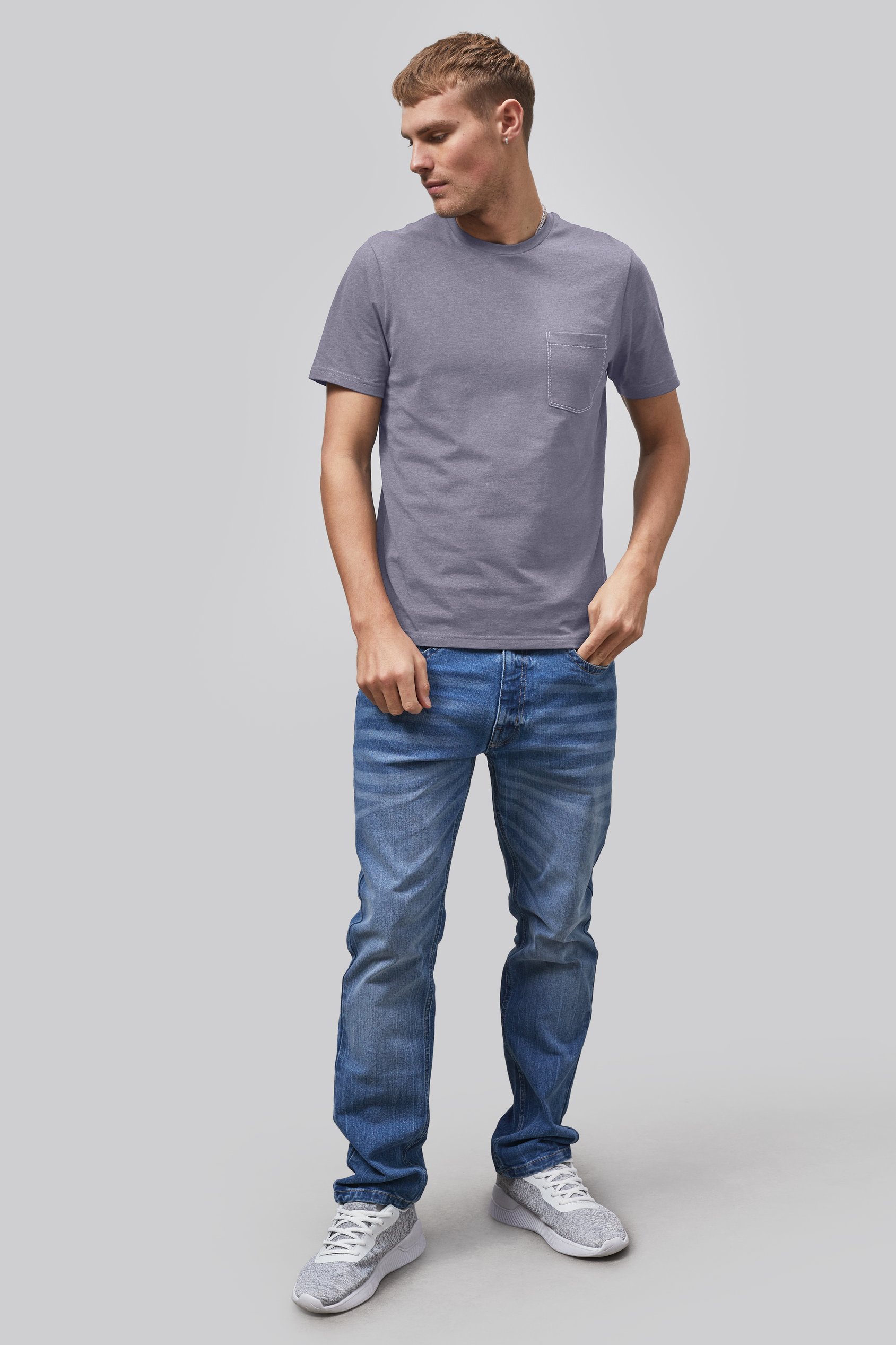 Front Pocket Short Sleeve T-Shirt