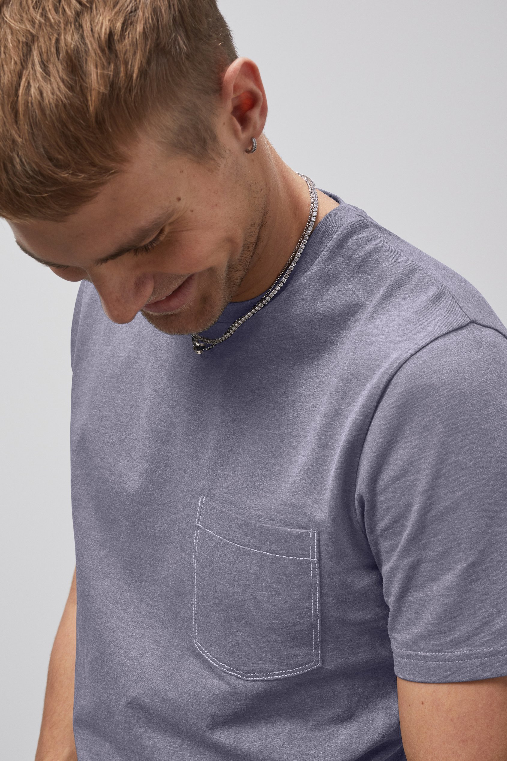 Front Pocket Short Sleeve T-Shirt