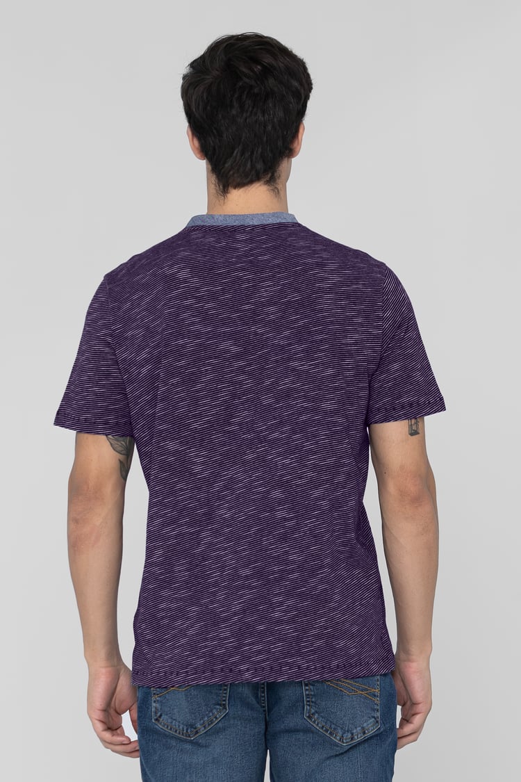 Half Placket Y/D T-Shirt