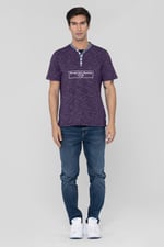 Half Placket Y/D T-Shirt