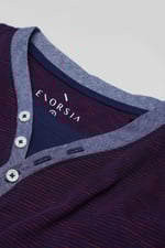 Half Placket Y/D T-Shirt