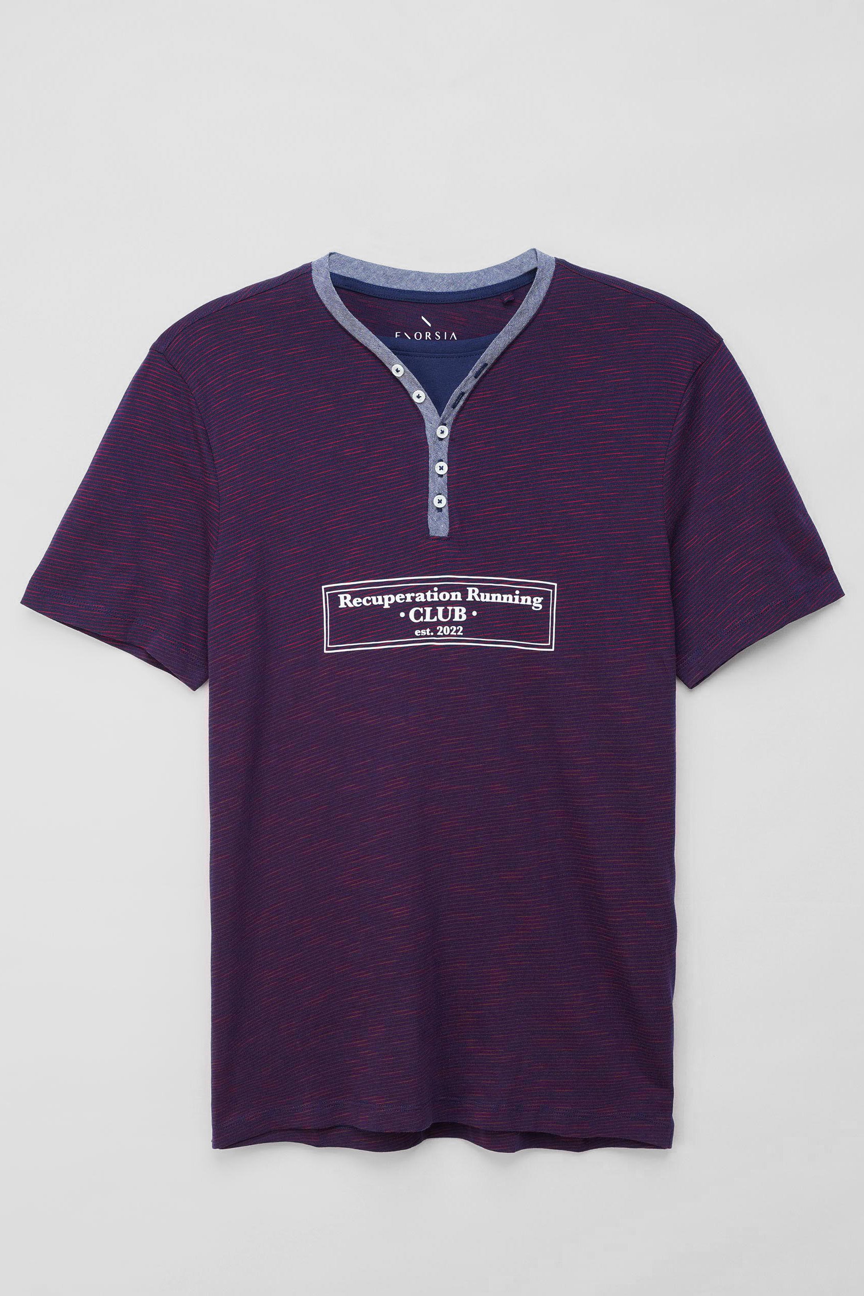 Half Placket Y/D T-Shirt