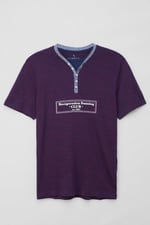 Half Placket Y/D T-Shirt