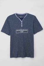 Half Placket Y/D T-Shirt