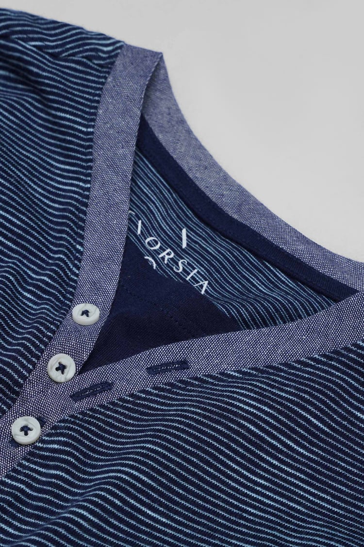 Half Placket Y/D T-Shirt