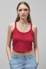 Cross Back Crop Cami