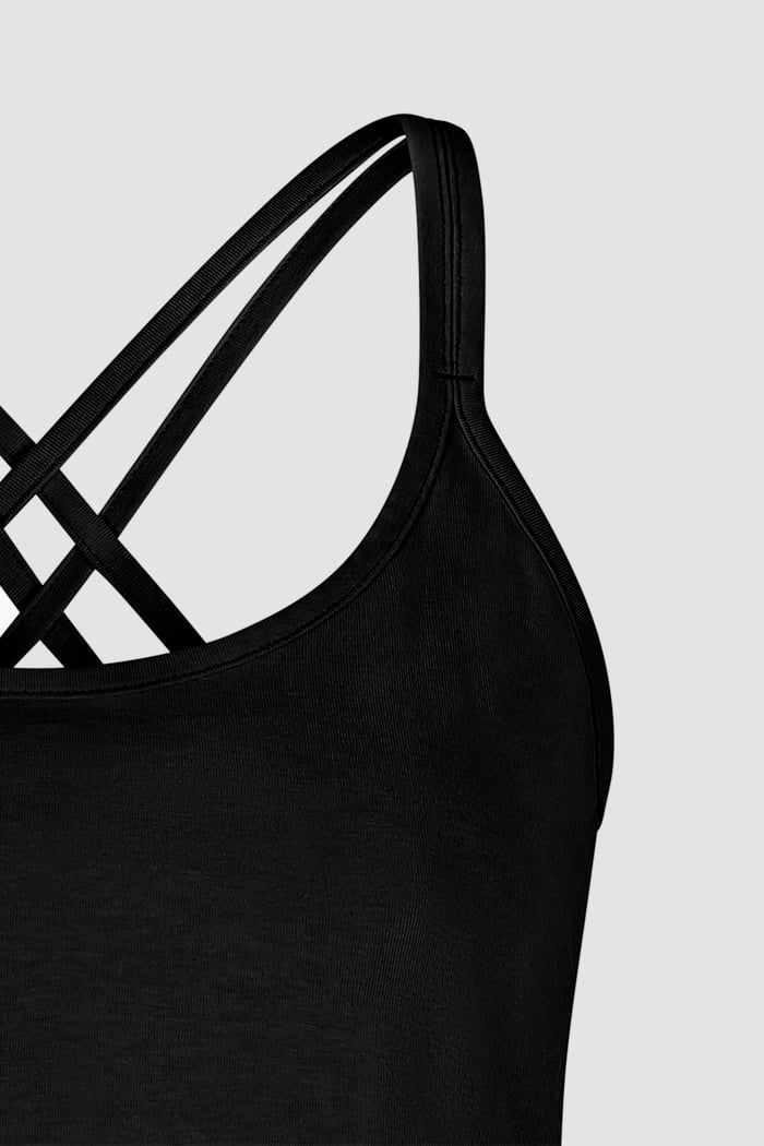 Cross Back Crop Cami