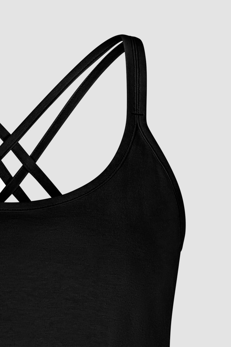 Cross Back Crop Cami