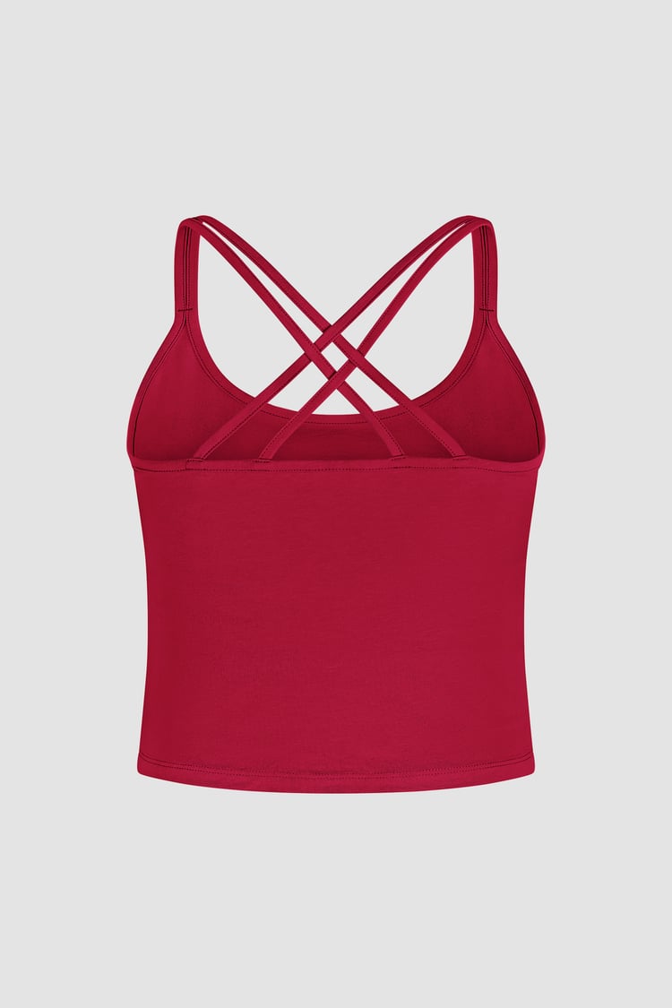Cross Back Crop Cami