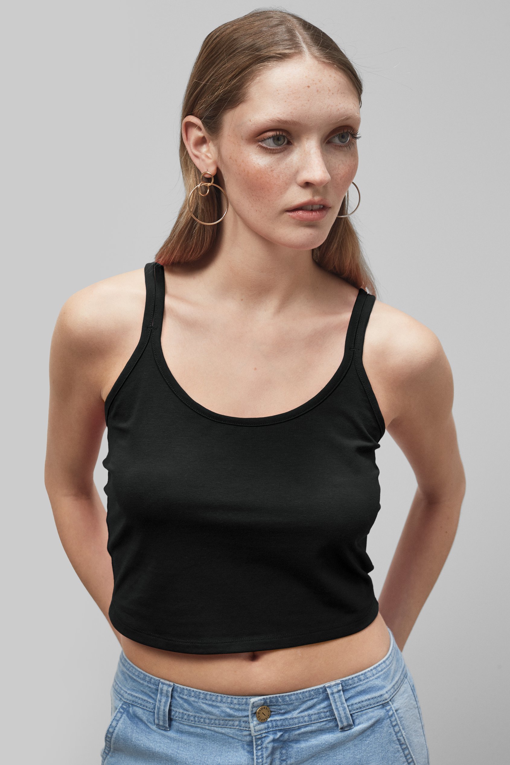 Cross Back Crop Cami