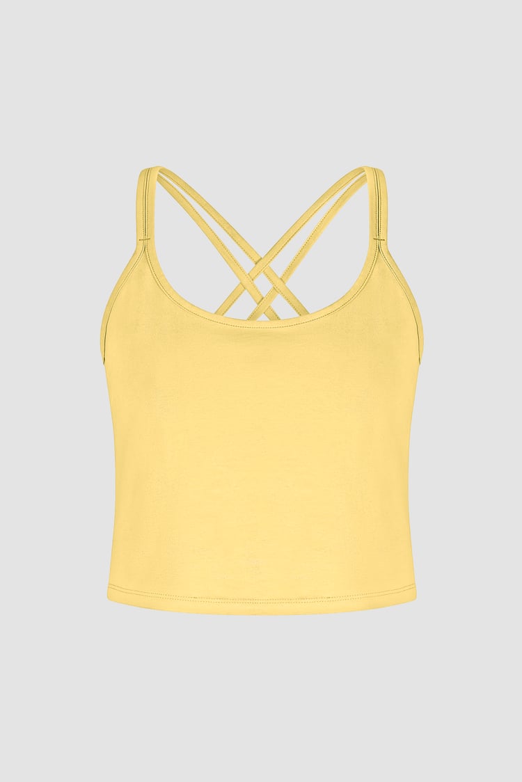 Cross Back Crop Cami