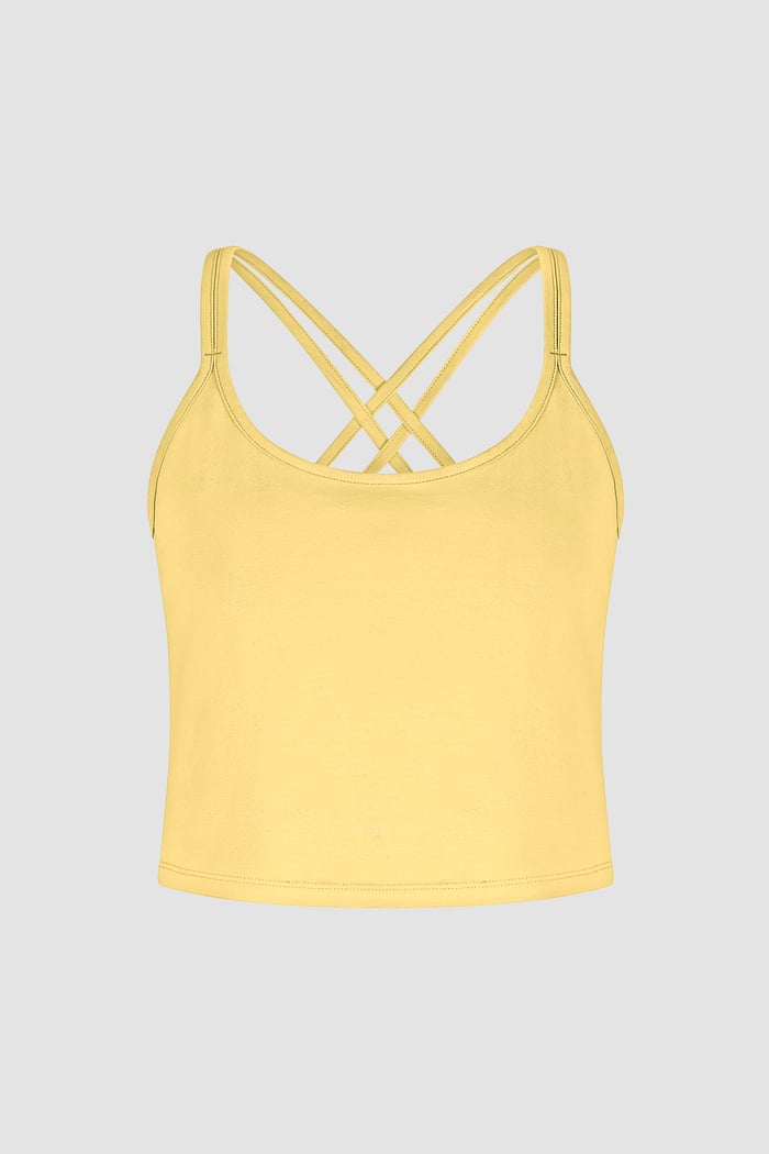 Cross Back Crop Cami