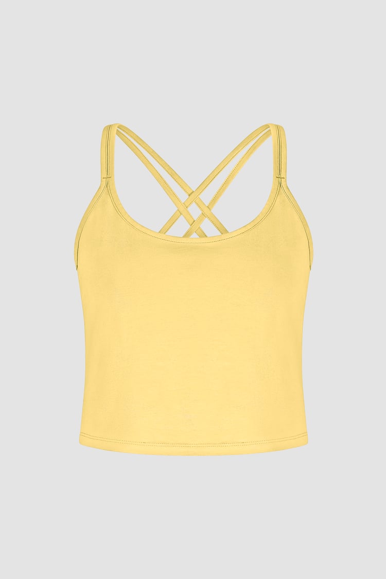 Cross Back Crop Cami