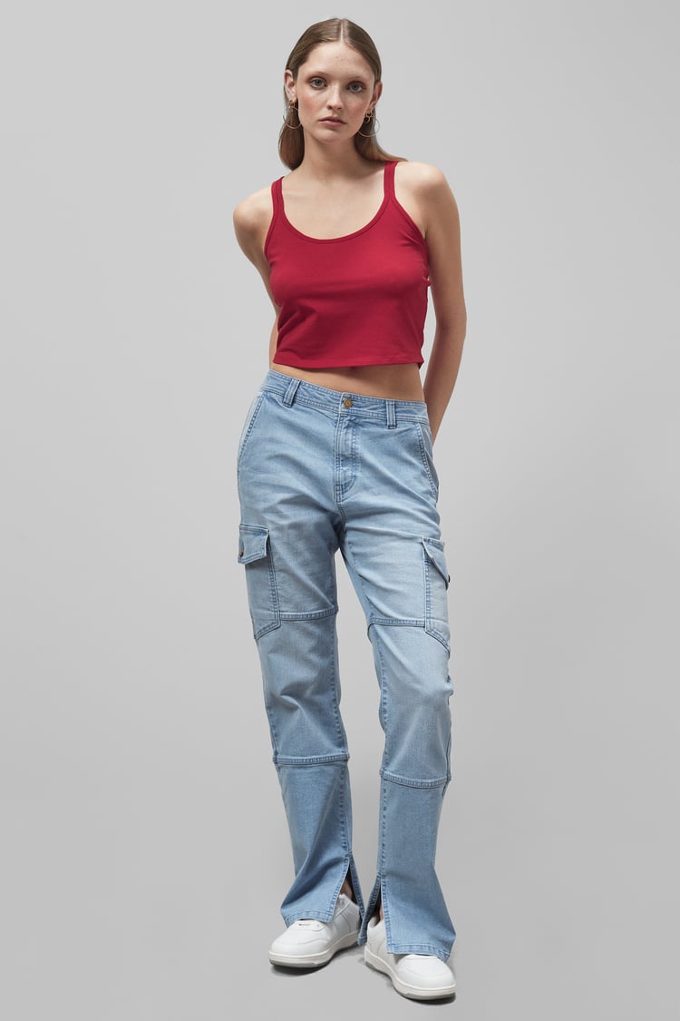 Cross Back Crop Cami