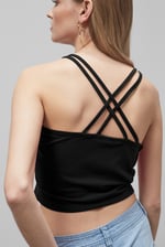 Cross Back Crop Cami
