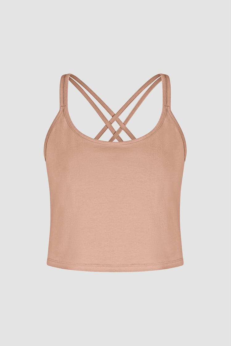 Cross Back Crop Cami
