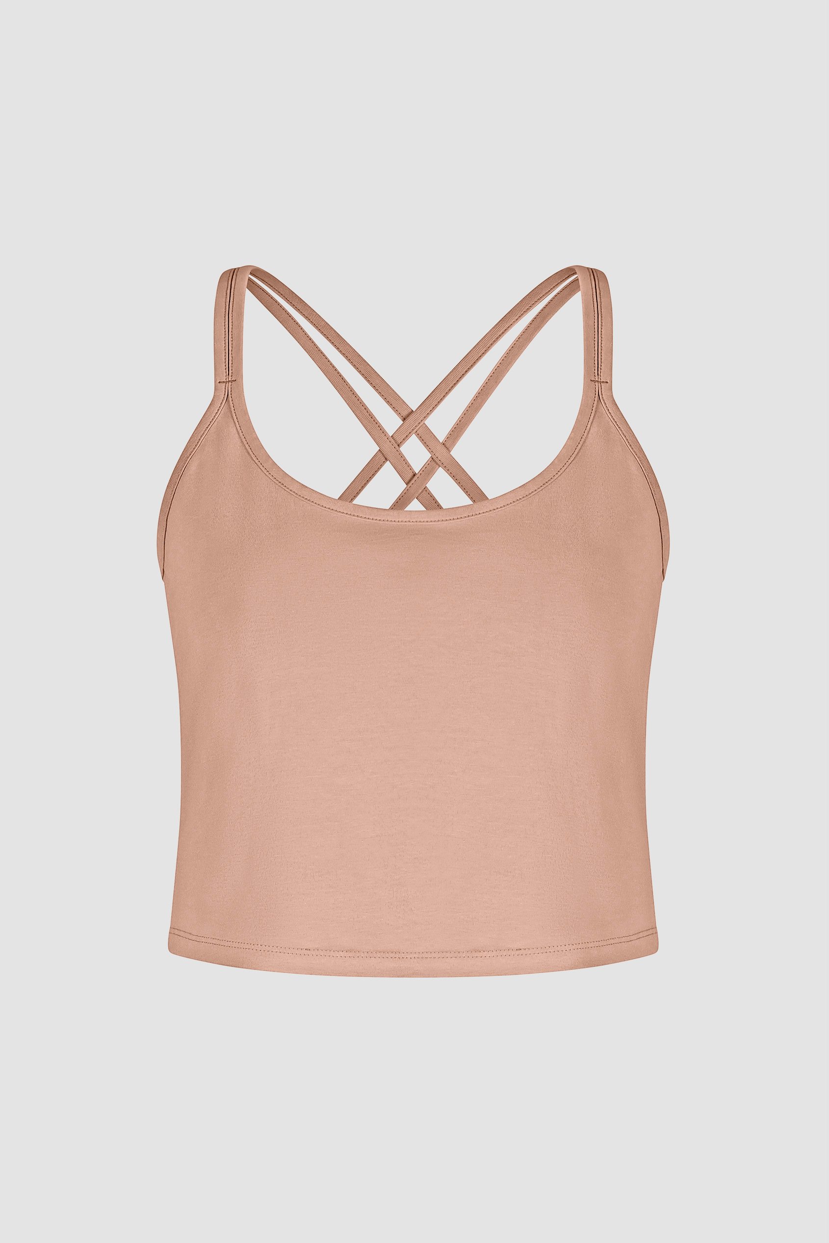 Cross Back Crop Cami