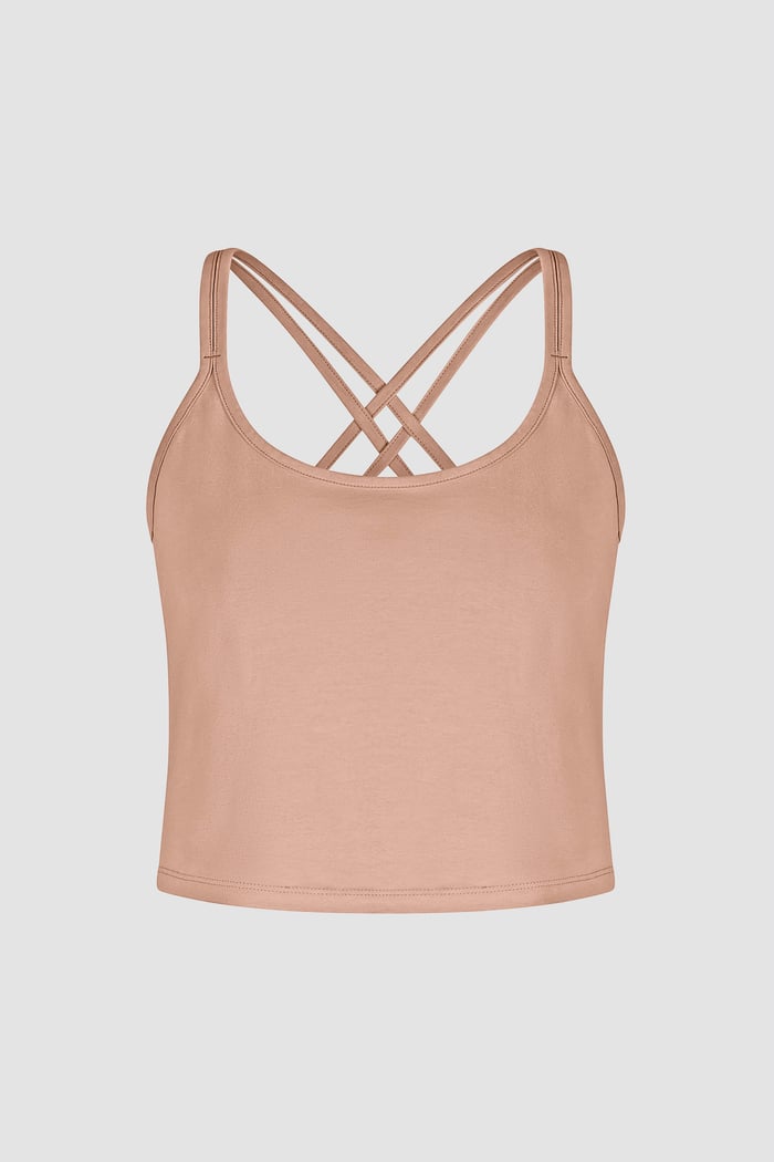 Cross Back Crop Cami