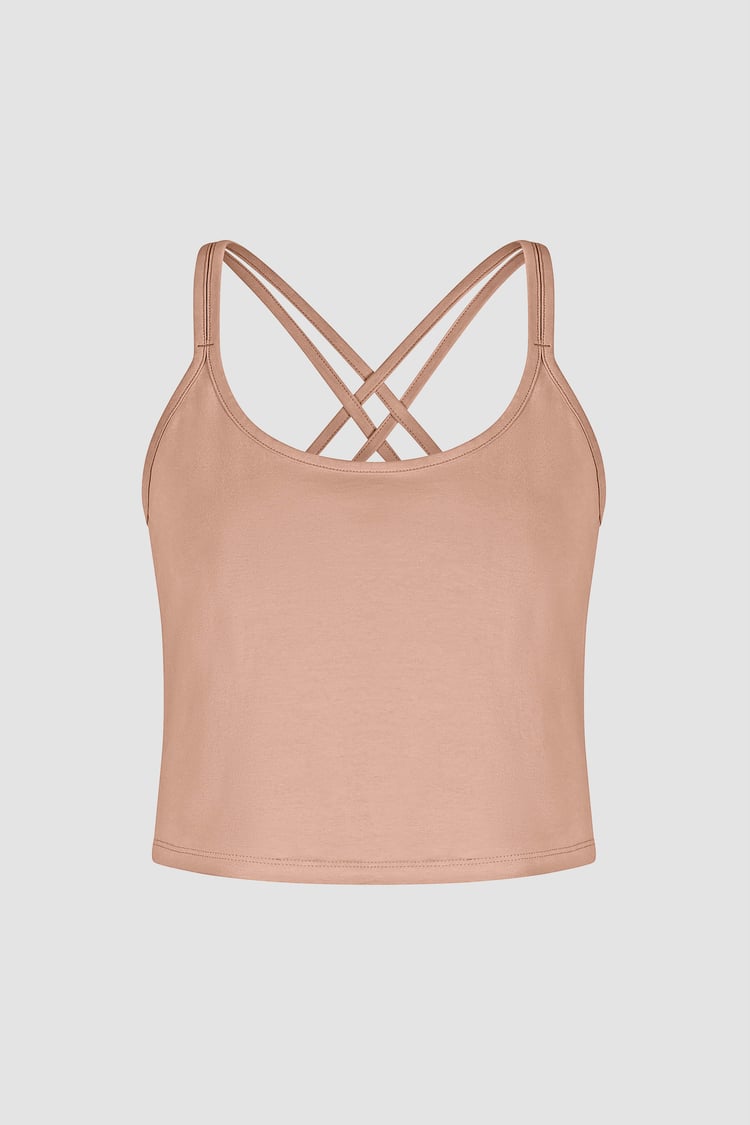 Cross Back Crop Cami