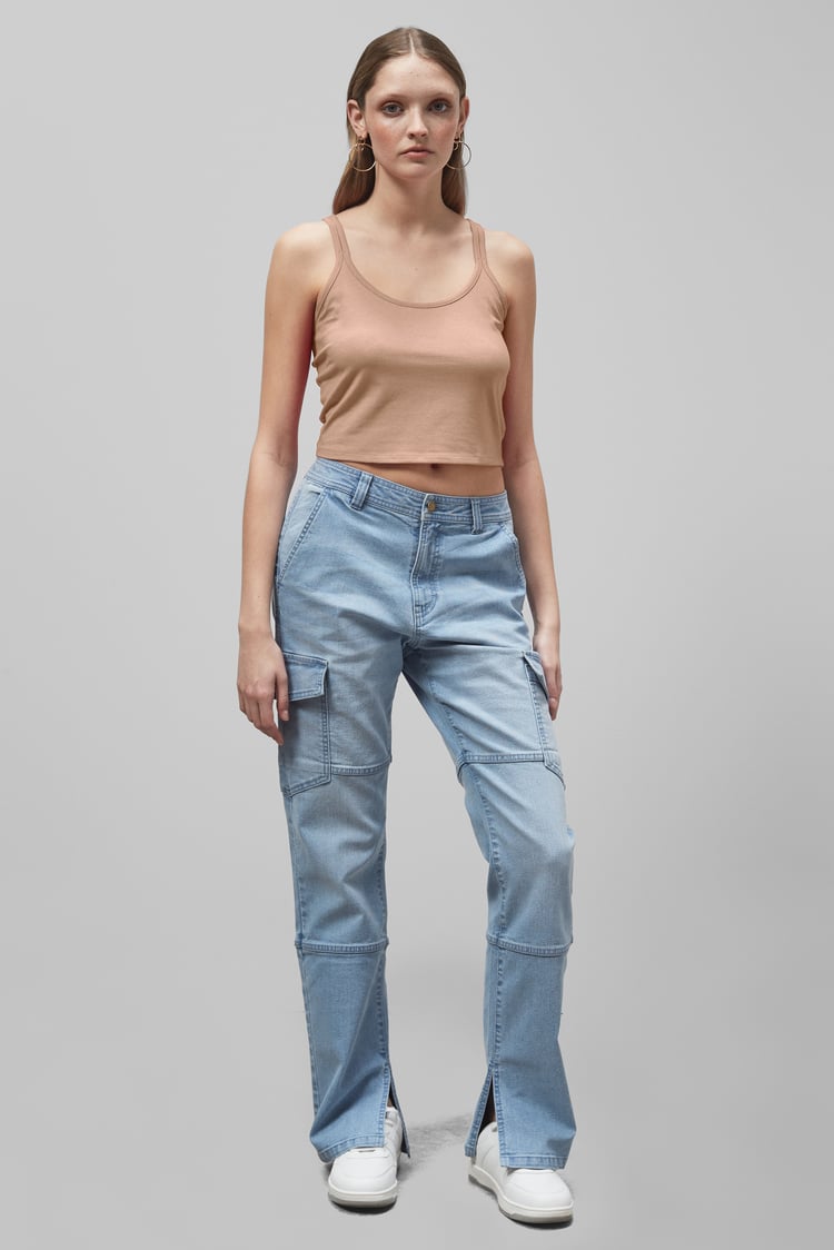 Cross Back Crop Cami