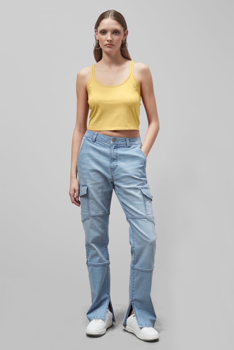 Cross Back Crop Cami