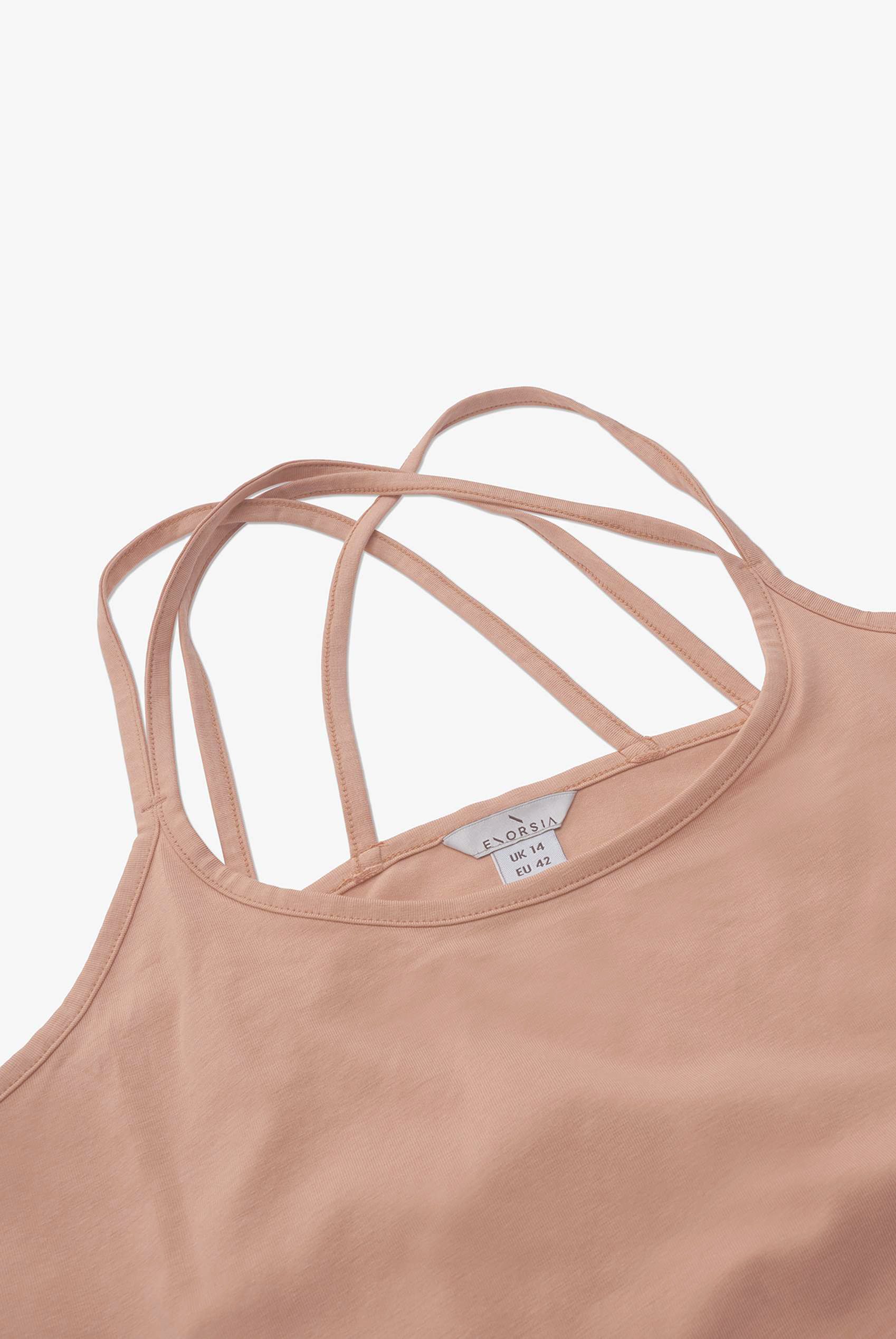 Cross Back Crop Cami