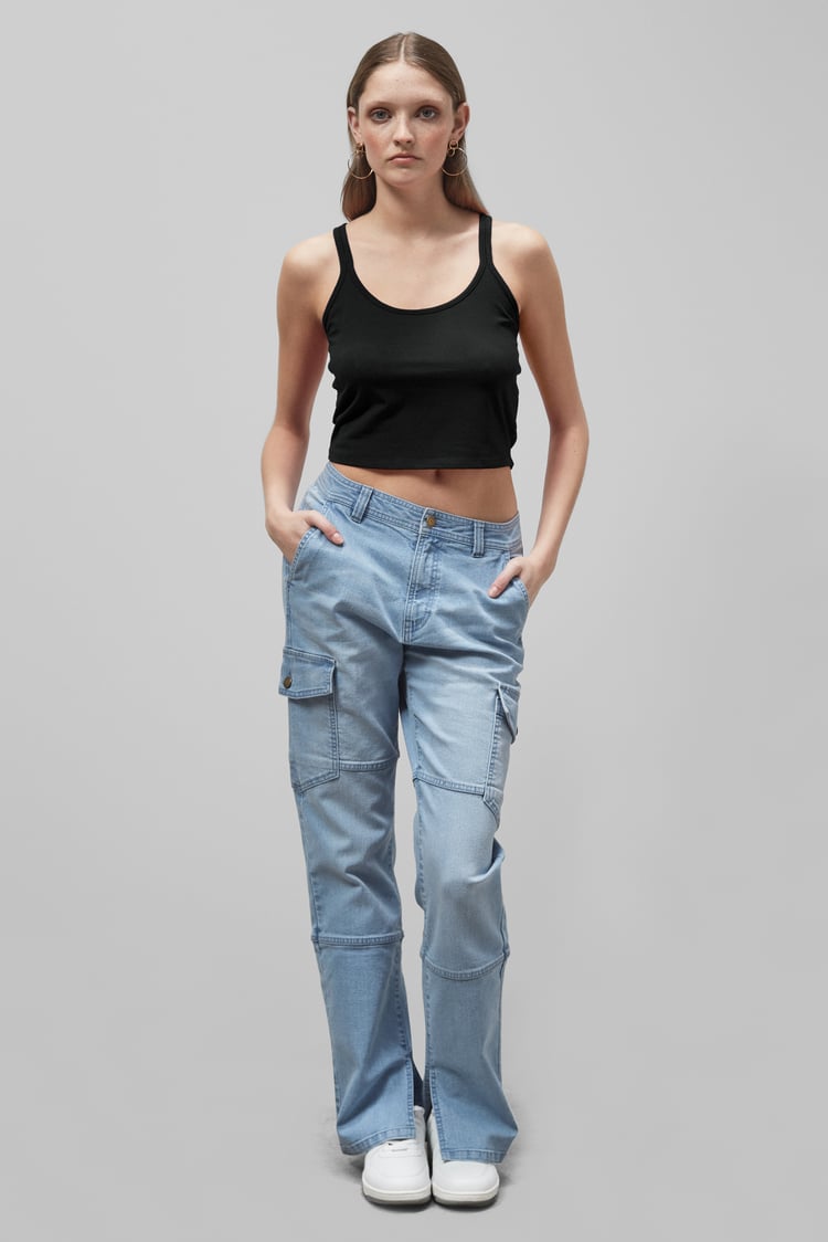 Cross Back Crop Cami