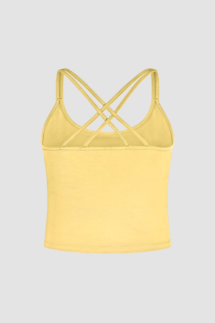 Cross Back Crop Cami