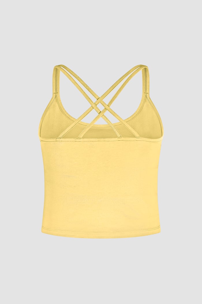 Cross Back Crop Cami