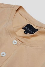 Half Placket Long Sleeve T-Shirt