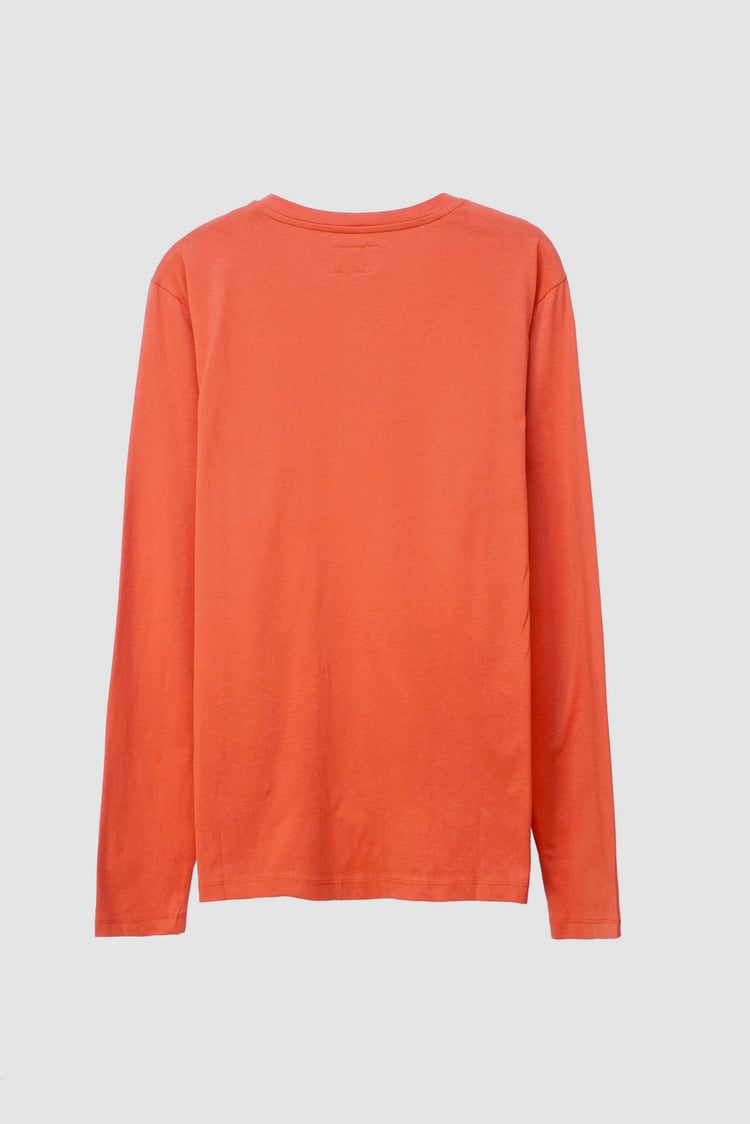 Half Placket Long Sleeve T-Shirt