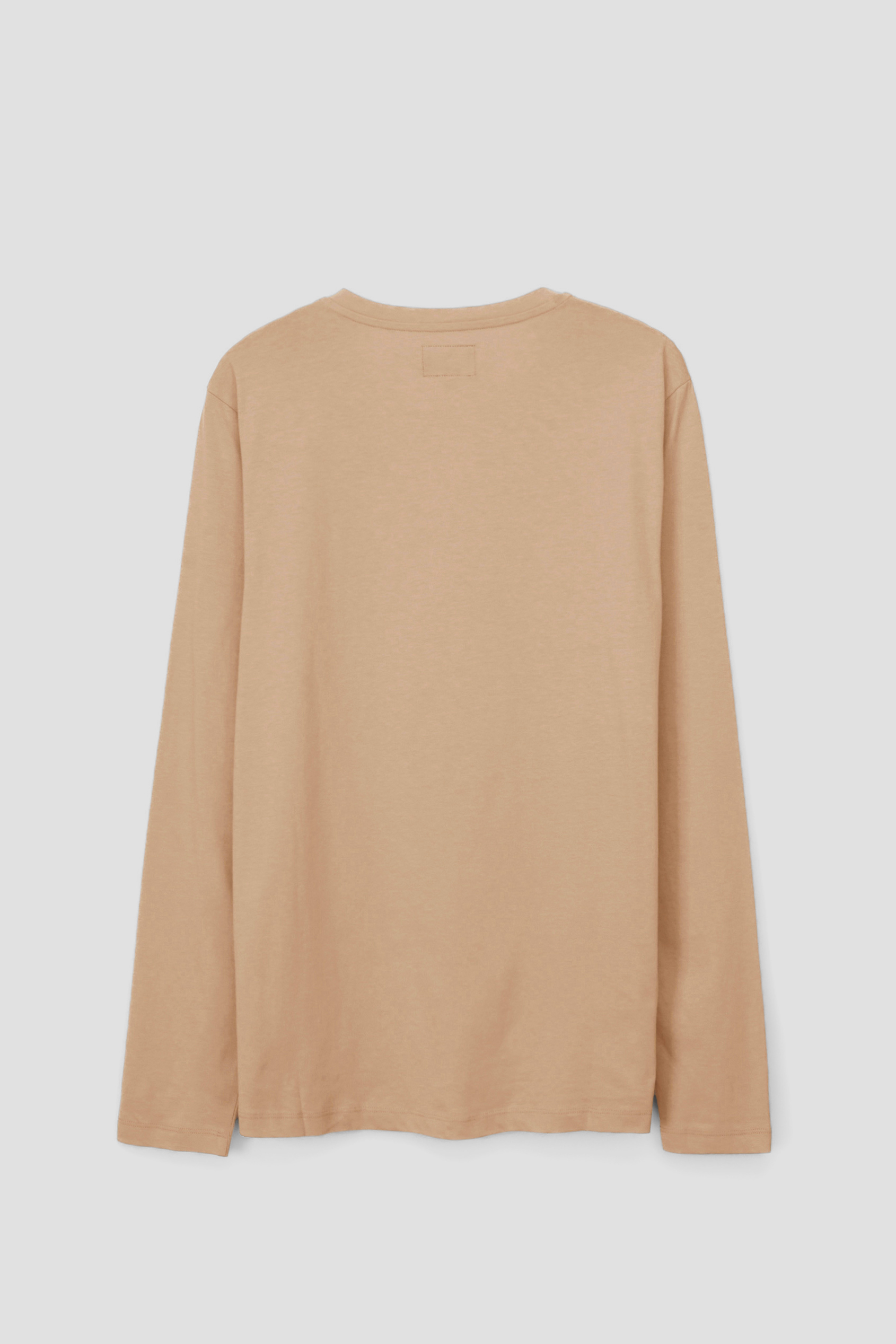 Half Placket Long Sleeve T-Shirt
