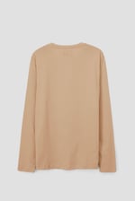 Half Placket Long Sleeve T-Shirt