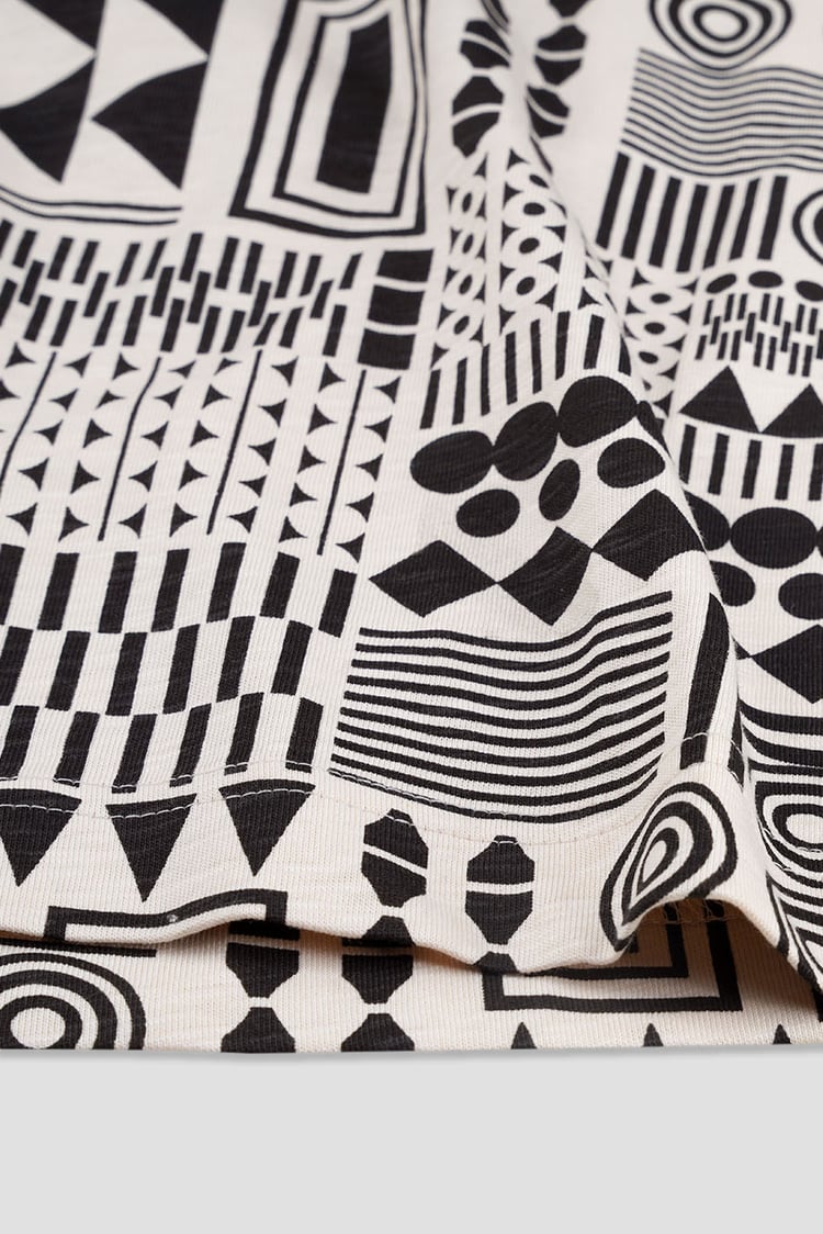 Mens Geometric Printed T-Shirt