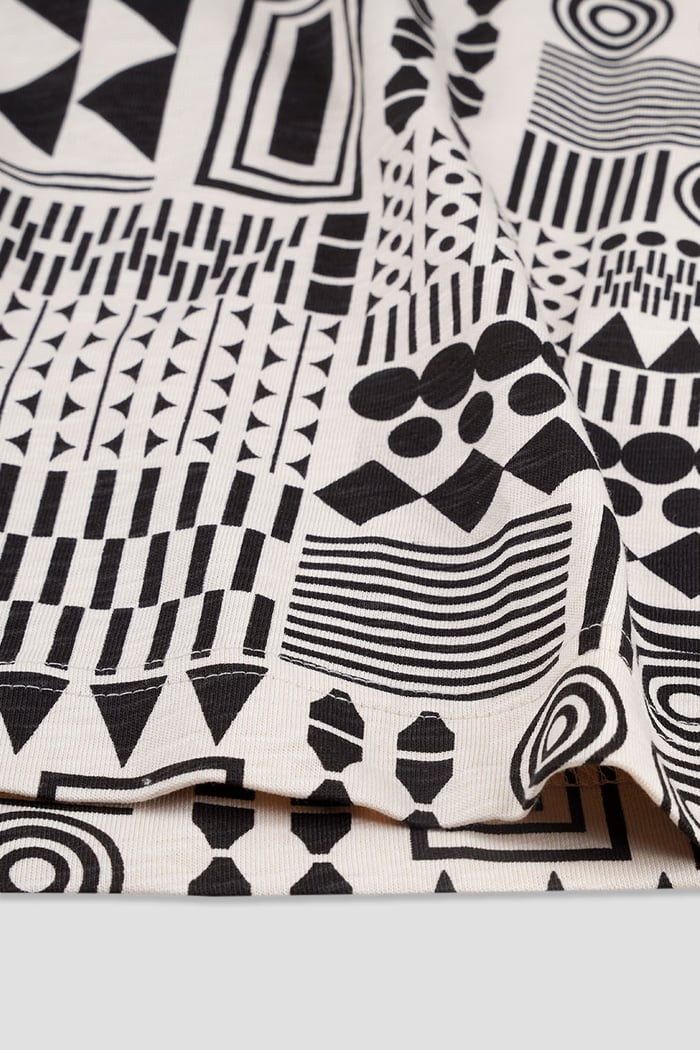 Mens Geometric Printed T-Shirt