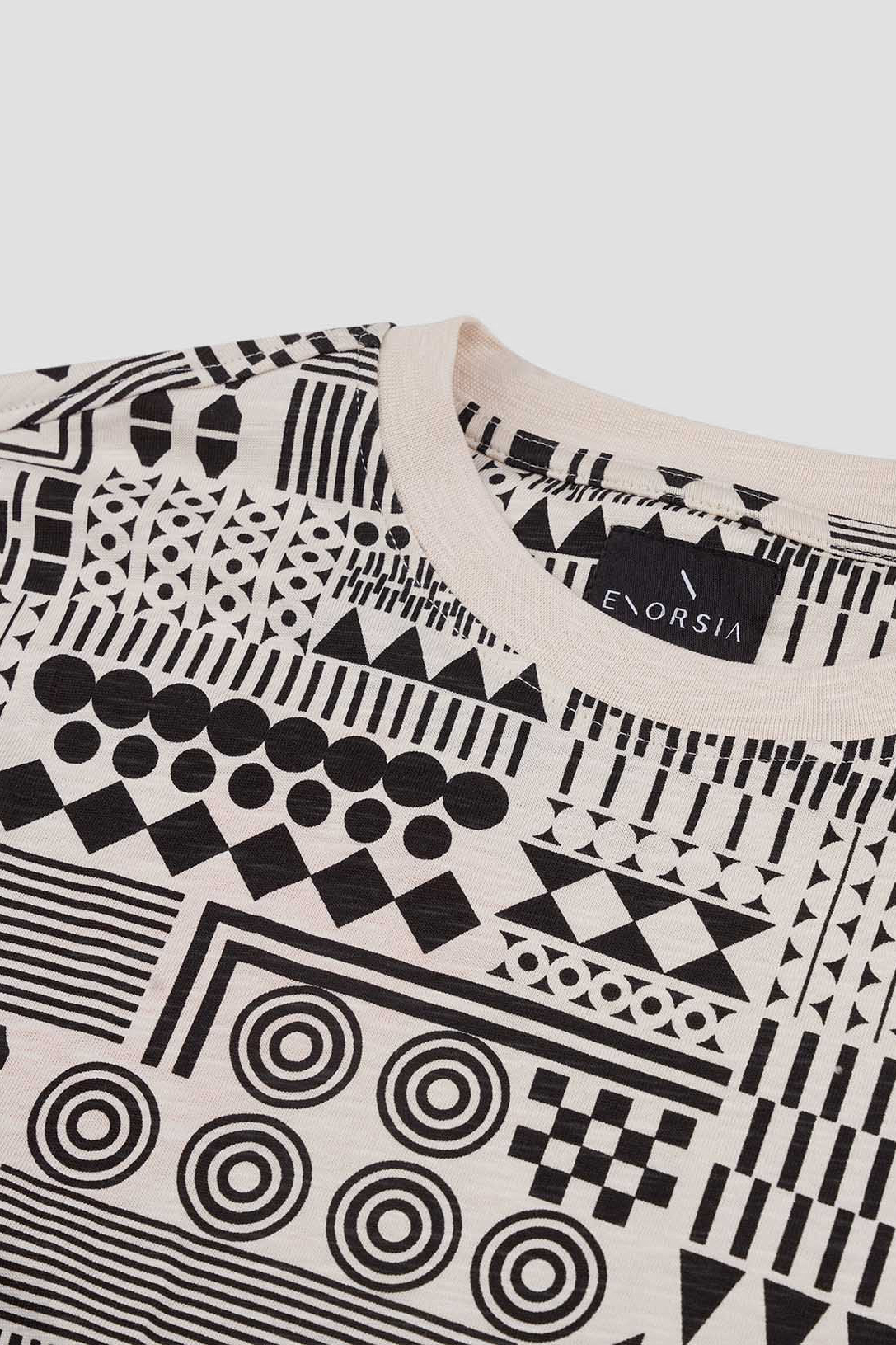 Mens Geometric Printed T-Shirt