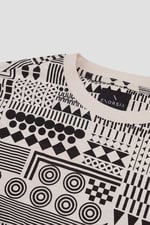Mens Geometric Printed T-Shirt